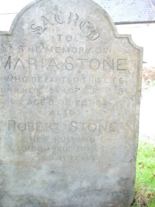 Robert Stone 1790 and Maria - Wivey